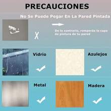 10 Piezas Gancho Sin Tornillos Autoadhesivo - Fuerte, Sin Taladro, Gancho de Pared Adhesivo para Cargas Pesadas(6 mm) - 1 - Ver 6