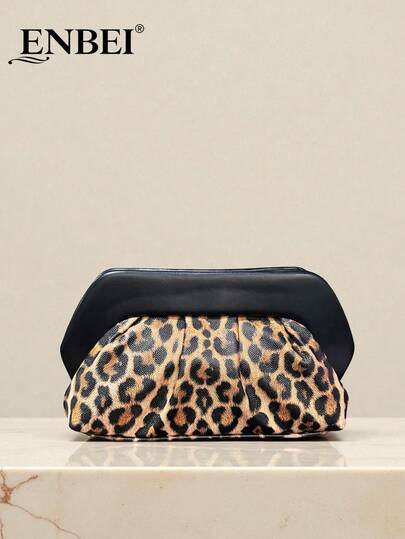 ENBEI حقيبة كلاتش نسائية أنيقة بطبعة نمر - حقيبة مستحضرات تجميل كبيرة، محفظة بطراز Y2K الخريفي الأنيق، حقيبة كلاتش نسائية أنيقة، ضرورية للمهرجانات، متينة، محفظة سفر للفتيات، حقيبة نسائية جديدة للخريف والشتاء، محفظة خريفية أنيقة، حقيبة نسائية مثالية للملابس الخريفية، مناسبة كهدايا عيد الميلاد وعيد الهالوين وهدايا الزفاف