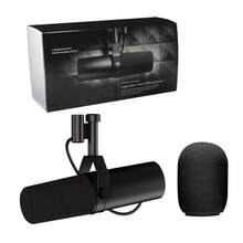 SM7B 专业动圈心形指向麦克风，录音棚可选频率响应，适用于现场人声录音和演出 - 黑色 - 查看 10