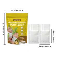 10pcs Artemisia Foot Care Patch For Gentle Nighttime Soothing Of Feet, Fits Perfectly To The Sole To Enhance Sleep Comfort,Spring Summer Picks,Brides Maid Gifts,Room,Bedroom Deccor,Bedroom Deccor,Beach,Travel,For Men,For Women,Vacation,Women's Day,Travel Essentials,Wedding Favours,Y2k,Bedroom,Car Acessesories Women,Kitchen Deccor - 彩色 - 查看 2