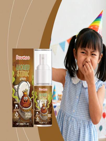 Xịt Xì Hơi - Tăng Cường Không Khí Vui Nhộn Cho Tiệc Tùng, Xịt Khử Mùi Hương Mạnh Mẽ. Được thiết kế để tăng thêm tiếng cười cho các buổi tụ tập. Dễ sử dụng: Lắc đều trước khi dùng để đảm bảo hương thơm tỏa ra đều. Mở nắp, ấn nhẹ vòi xịt 2-3 lần. Xịt vào khu vực bạn muốn trêu chọc để tạo hiệu ứng hài hước. Sau khi sử dụng, nên mở cửa ra vào và cửa sổ để không khí lưu thông và khử mùi hôi càng sớm càng tốt. Sản phẩm cũng có hiệu ứng trêu chọc đáng chú ý.