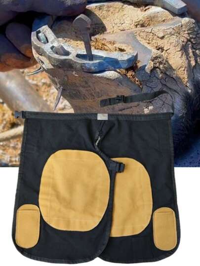 Horseshoe Trimming Apron, Horse, Horse Equipment, Horse Supplies, Denim, Horseback Riding, Equestrian