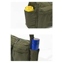 حقيبة كتف رياضية ذات سعة كبيرة وجيوب متعددة، حقيبة كمبيوتر ذات كتف واحد