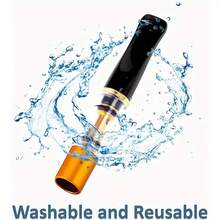 10-Piece Cigarette Holder Set - Suitable For Coarse, Medium And Fine Cigarettes, With Triple Filter System, Removable And Washable, With Sealing Ring, Durable Plastic Design - Unisex Reusable Smoking Accessories With Smooth Surface