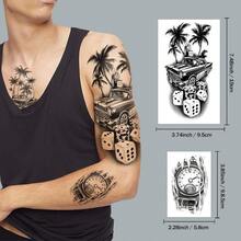 77 Hee Car Temporary Tattoo Adult Teen Kid Ic Half Leeve Fake Tattoo Ticker Arm Body Art Makeup For Man Wen - CarTattoo - View 3