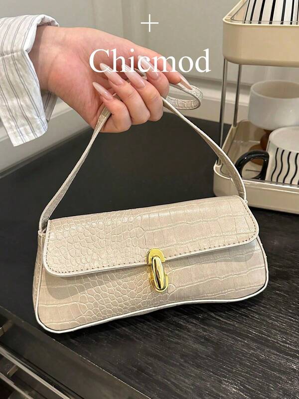 Bolso de hombro de mujer con solapa de piel sintética envejecida, adecuado para citas, salidas y fiestas. Apto para compras, billetera, jóvenes, estudiantes universitarios, recién llegados y trabajadores de cuello blanco. Muy apropiado para la oficina, la universidad, el trabajo, los negocios, los desplazamientos, las actividades al aire libre, los viajes y las salidas.