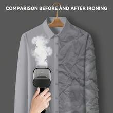 Handheld Garment Steamer, ABS Material, 1200W Steamer For Clothes, 1 Gear Setting, 130℃ High-Temperature Steam, 170ML Water Tank, Portable For Home And Travel - 查看 5
