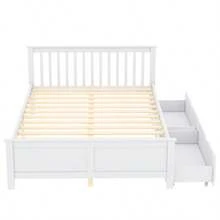 Bed Frames - White + Solid Wood(2) - View 5