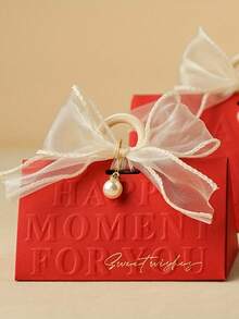 1pc Creative European Style Minimalist Gift Box, Party Gift Bag, Wedding Gift Box, Birthday Gift Box, Holiday Gift Box, Anniversary, Gift Box, Party Gift Box - Multicolor - View 6