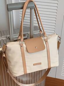 Nouveau sac à main en forme de ravioli pour femmes, sac oreiller de couleur unie, sac de voyage léger, sac fourre-tout de grande capacité, sac à bandoulière et sac bandoulière, convient pour le travail et les vacances