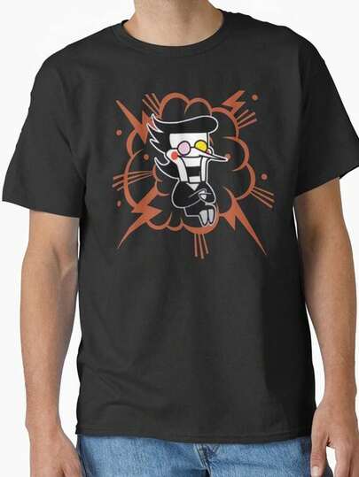 Spamton G Spamton Cla1ssic T-S1Hirt220 g C-AmiS-eta de aL-Godón "Weekend" de - HOMBRE - MUJER - Para un look relA-Jado - Apta para todo tipo de perS-onas, ya sean mujeres o hombres - Tejido duradero de alta C-Alidad apto para todo tipo de prendas, suave al tacto pero duradero - Tops transpirables - Conjuntos de otoño para mujer - Conjuntos de vaC-Aciones para mujer - Disfraz de Halloween para mujer