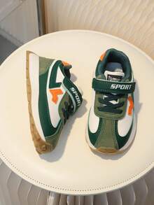 1 Pair Casual Outdoor Sneakers, Minimalist & Cute Design, Suitable For All Seasons - Green - View 4