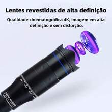 4K HD 40xFMC 35mm Super Telephoto Zoom Monocular Telescope For Mobile Phones To Take Photos And Videos LAY-40X - màu đen - Xem 2