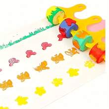 21 pièces Ensemble d'outils de peinture - Pinceaux éponges multicolores, tampons, rouleaux et tampons encreurs, convient pour les artisanats DIY, la peinture à l'aquarelle, la calligraphie - Outils de peinture complets, idéal pour les fêtes et les cours d'art, variété de tampons éponges, rouleaux, bâtons éponges, empreintes, outils de peinture graffiti, outils de peinture artisanale, fournitures d'art, outils de peinture créative DIY, loisirs DIY, applicable pour les articles ménagers, projets d'artisanat DIY, fournitures d'artisanat, cadeaux d'anniversaire, cadeaux personnalisés - Multicolore - Voir 2