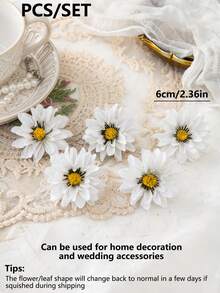 10/800 buc flori artificiale mici de crizantemă, potrivite pentru decorul casei, decorul nunții, decorul mesei de nuntă, decorul casei de primăvară, decorul camerei, decorul balconului, decorul bucătăriei, sufrageria, dormitorul, camera de zi, decorul petrecerii, buchet de mireasă, petrecere de ziua de naștere, decorul peretelui, decorul casei, cadou de ziua de naștere, decorul grădinii exterioare, Ziua Îndrăgostiților și alte ocazii. - Alb-81 - Vizualizare 2