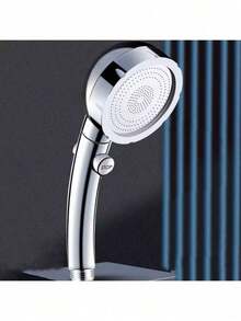 1pc High-Pressure Shower Head, Shower Head With Super-Powerful Pressure For Showering, Rain Shower, Water Heater, Bath Faucet, Handheld Shower Head
