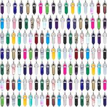 20个随机颜色混搭的月亮、心形、水滴、石头形状吊坠，适合DIY时尚项链饰品制作工艺品，也是一份特别的礼物。 - 彩色 - 查看 5