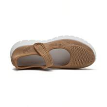Meijile Women's Sock Tennis Shoes, Women's Slip-On And Lace-Free Sneakers, Comfortable Casual Shoes With Soft Sole 213 - Màu nâu - Xem 4