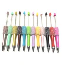 10pcs/Set Or 20pcs/Set Handmade Starry Sky Beaded Ballpoint Pens, Random Colors - Multicolor - View 1