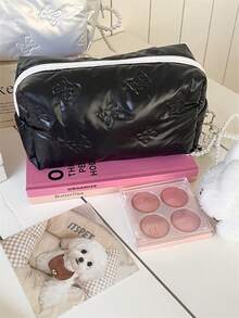 1 Túi đựng đồ trang điểm mini in nơ mini du lịch nhỏ gọn cho nữ Túi đựng son môi có khóa kéo Phong cách ngọt ngào đựng mỹ phẩm son môi trang sức khăn giấy băng vệ sinh có mặt dây chuyền - Nhiều màu - Xem 7