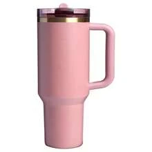 New 2025 Compatible With Stanleyes 40 Oz H2.0 Tumbler With Stainless Steel Folding Straw, Cold Insulation, Airtight And Leak-Proof Hand-Held - Nhiều màu sắc - Xem 12