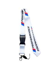 1 件运动风格高性能手机挂绳，带扣，适用于汽车改装、徽章夹、钥匙扣、工作卡展示休闲汽车配件包魅力学院风可爱哥特 Y2k - 黑與白 - 查看 12