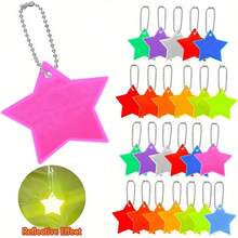 Night Reflective Keychain For Cycling - High Visibility Safety Keyring Tag For Night Running, Jogging, Backpacks & Bags, Essential Reflective Gear For Students And Cyclists, Gifts For Firends And Families - Multicolor - View 11