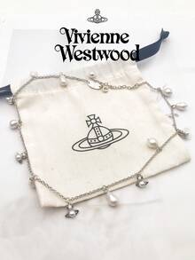 Vivienne Westwood Emiliana Necklace - Silver - View 5