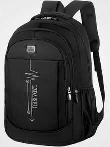 Waterproof Nylon Backpack Suitable For Students And Business People - Large Capacity, Durable Oxford Fabric, Laptop Compartment, With Practical Pockets, Ideal For School Return Trips - Multicolor - View 9