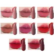 8pcs Mini Lipstick Set, Color Changing Lip Gloss Set, Velvet Matte Texture, Effectively Reduces Lip Lines, Long-Lasting Color, Easy To Apply, Smudge-Proof, Non-Sticky, Waterproof & Portable, Perfect Gift For Women On Holidays, Birthdays, Christmas, Lip Makeup Set