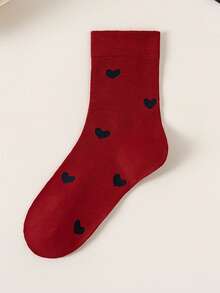 5 pares de calcetines de media caña de unicolor, de moda, versátiles, lindos, transpirables, que absorben la humedad, antideslizantes y adecuados para el uso diario casual para mujeres - Multicolor - Ver 6