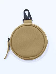 Military MOLLE Zipper Sports Outdoor Tactical Headphone Pouch Keychain Pouch Mini Round Coin Purse For Women For Men Money Wallet Mini Wallet Purse Wallet Small Wallet Wallet Keychain Travel Wallet Coin Wallet Purses For Woman Wallet For Ladies - Multicolor - View 7