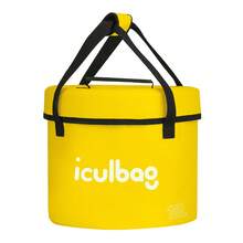 Iculbag 15-Liter Foldable Bucket With Lid Fishing Bucket, Car Wash Bucket Outdoor Fishing Tool, Sink, Portable Foot Soaking Bucket Camping Picnic Bucket Suitable For Various Outdoor Activities