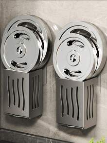 1个收纳盒，厨房多功能筷子笼收纳架，壁挂式免打孔筷子沥水架，家用厨房用具收纳架，家居收纳整理用品，厨房配件