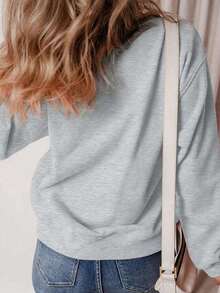 90s National Parks Unisex Sweatshirt Granola Girl Shirt Respect The Local Wildlife Pullover Hiking Camping Clothes Wanderlust Shirt - 灰色 - 查看 2