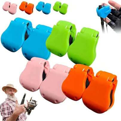 4pcs/8pcs Heavy Duty Fishing Rod Holder Rack With Non-Slip Grip - Adjustable Clamp, Space-Saving Garage/Dock Organizer, Safety Screw/Bar Holder - Suitable For Freshwater/Saltwater Fishing Rods - Great Gift For Fishermen (Halloween/Christmas) - For Garage, Boat, Cabin Or Home Use - Durable Construction, Fishing Rod Storage, Boat Organization, Compact Design, Sturdy Structure, Outdoor Enthusiasts, Garage Organization, Space-Saving Design, High-Quality Clamps, Fisherman Gift