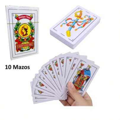 12Pz Baraja Española Juego De Cartas De Naipe Español