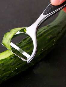 304 Stainless Steel Y-Shaped Potato Apple Peeler Rotatable Fruits Peeler Peeling Tool Kitchen Gadgets Fruit Vegetable Tools - Silver - View 11