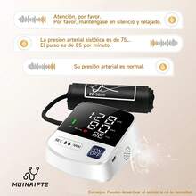 Español Monitor Presion Arterial Digital Lcd Para Brazo Intellective Carga USB - Blanco - Ver 9