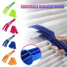 Multi-Functional Car Cleaning Brush Set: Includes Blind Vent Cleaner Brush, Car Air Vent Brush, Detachable & Washable Car Air Conditioner Vent Cleaner Clip, Fan Slot Duster, Dust Brush, And Triple-Tooth Blind Cleaner Brush