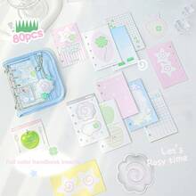 Rosyposy Clear PVC Zipper Planner With Display Window, Multi-Pocket Notebook For Kpop Star Photos, Refillable Binder & Non-Adhesive Paper Sheets - M5 - View 7