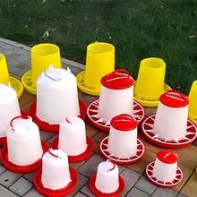 2pcs Automatic Pet Feeder & Waterer Set, 160ml/1KG/2KG Capacity, Suitable For Poultry Like Chicken, Pigeon, Quail, Livestock Feed Trough And Water Bucket, Unattended Feeding And Watering Device