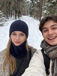 1pc Winter Plush Thickened Women's And Men's Warm Scarf - Heavy Duty Windproof And Warm Face Mask, Outdoor Cycling Neck, Breathable Polyester Knitted Fabric, Suitable For Winter Cycling, Outdoor Activities, Skiing, Motorcycle Driving Essential - Dual Use Design: Suitable For Both Cycling And Outdoor Activities, With A Scarf/Neck Cover/Hat Three In One Multifunctional And Versatile Balaclava Hat,