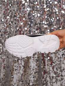 New Girl Casual Sneakers, Breathable Comfortable Versatile Platform Lace-Up Sport Shoes