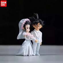 bandai 卡卡羅特與琪琪婚禮場景 Q 版 PVC 動漫角色收藏雕像模型裝飾禮品 | 完美萬聖節禮物 - 生日、週年紀念、畢業、返校、婚禮季與節日禮物，適合粉絲、收藏家展示、動漫主題派對裝飾與 Cosplay 道具，收藏禮品，成人動漫收藏品 - 彩色 - 查看 6