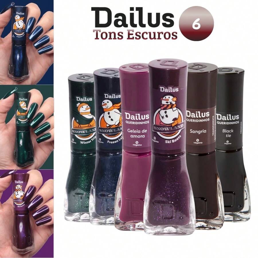 DAILUS INTENSE NIGHT - Kit With 6 Nail Polish Colors - Retrograde - 查看 1