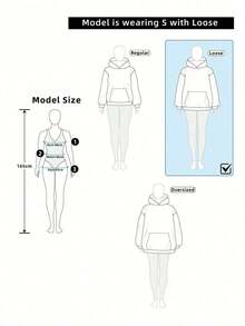 1PCSWomen's Casual Cotton Hoodie With Cheerleading Bow And Text Print  Soft And Comfortable Pullover Sweatshirt For Everyday Style  Perfect For Cheer Squads & Spirit Wear!-Premium Cotton Graphic Printed Round Neck T-Shirts-365T - 黑色 - 查看 6