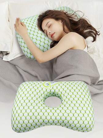 1 st öronkudde med ett hål, öronskyddskudde för äldre patienter, öronskyddskudde med hål, kudde för vuxen skönhetssalong