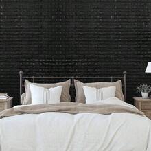 30PCS 3D Wall Panels Peel And Stick Faux Brick Wallpaper Pink Self Adhesive Foam Brick Paneling Faux Stone Wall Panels 30PCS, Pink - 11件套裝 + 黑色 - 查看 4