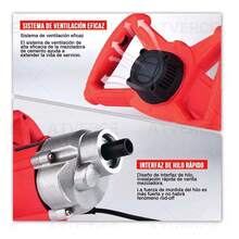 Mezcladora Eléctrica De Cemento Pintura 6 Velocidades 2500w - Tipo de Enchufe A USA (110-127V) - Ver 9